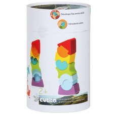CUBIKA 12718 Balanční věž VIII - dřevěná skládačka 8 dílů