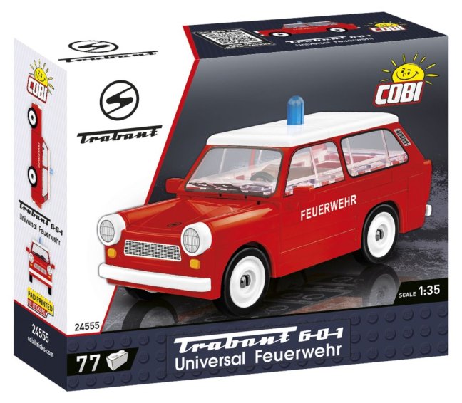 COBI 24555 Trabant 601 Universal hasiči, 1:35, 77 k