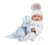Llorens 84337 NEW BORN CHLAPEČEK - realistická panenka miminko s celovinylovým tělem - 43 cm