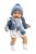 Llorens 38573 SASHA - realistická panenka se zvuky a měkkým látkovým tělem - 38 cm