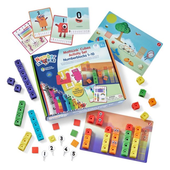 Learning Resources Matematické kostky 1-10, sada aktivit