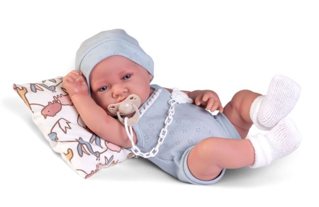 Antonio Juan 50409 LUI - realistická panenka miminko s celovinylovým tělem - 42 cm
