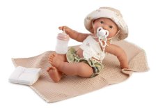 Antonio Juan 50165 MIA – mrkací a čůrající realistická panenka miminko s celovinylovým tělem – 42 cm
