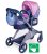 DeCuevas 81776 Skládací kočárek pro panenky 3 v 1 s taškou Magic Bubble 2024 - 73 cm