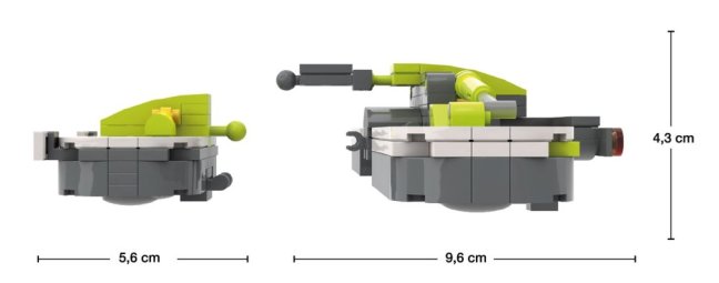BRIXIES Plus 222.729 CLAAS DISCO - trojdílná žací lišta, 264 k
