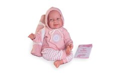 Antonio Juan 81380 Můj první REBORN MARTINA - realistická panenka miminko s měkkým látkovým tělem - 52 cm