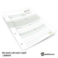 life-book náhradní náplň - ZDRAVÍ (20 listů)