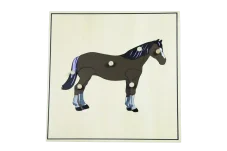 Puzzle s kostrou - kůň