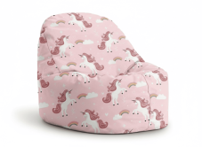 SakyPaky sedací vak Klííídek Jednorožec