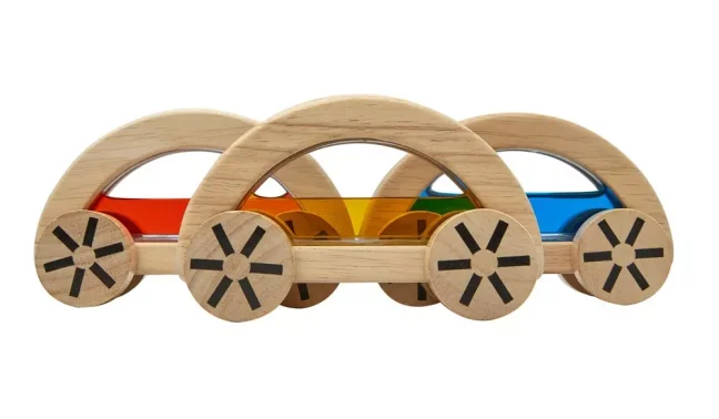 PlanToys Auto s vodou - Červené