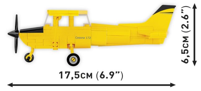 COBI 26621 Cessna 172 Skyhawk, 1:48, 160 k