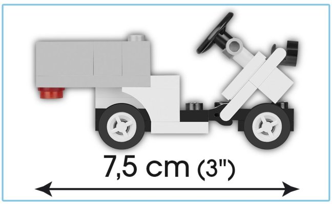 COBI 24554 MELEX golf vozítko, 1:35, 94 k, 2 f