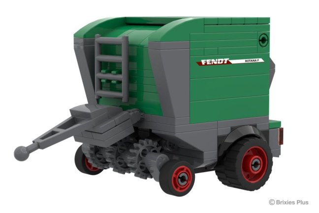 BRIXIES Plus 222.710 Fendt Rotana F - lis na válcové balíky, 1:32, 164 k