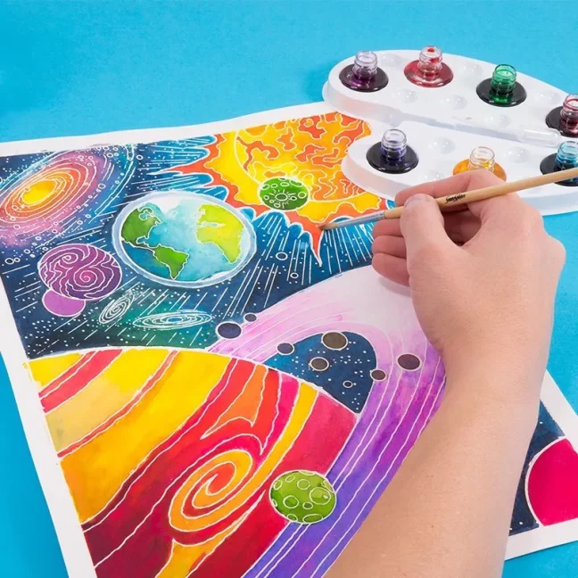 Sentosphere Akvarely svítící ve tmě - Vesmír