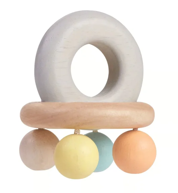 PlanToys Chrastítko s korálky "PlanLifestyle"