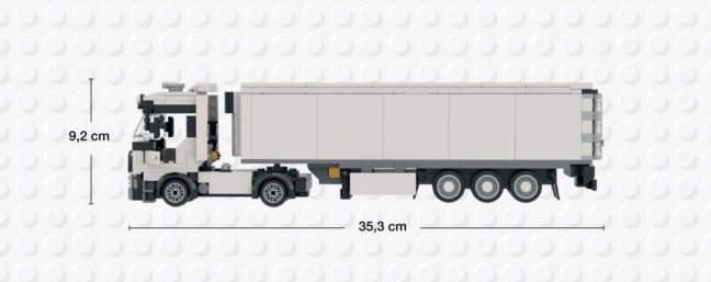 BRIXIES Plus 222.404 Kamion s chladírenským návěsem, 486 k