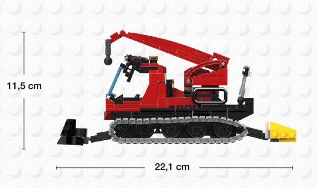 BRIXIES Plus 222.153 Sněžná rolba, 472 k