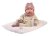 Llorens 84488 NEW BORN - realistická panenka miminko se zvuky a měkkým látkovým tělem - 44 cm