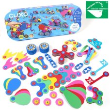 CLIXO Wheel Creator - magnetická stavebnice 72 kusů