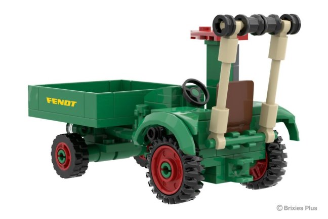 BRIXIES Plus 222.705 Fendt GT Classic Club Collection - historický traktor s příslušenstvím, 1:32, 169 k