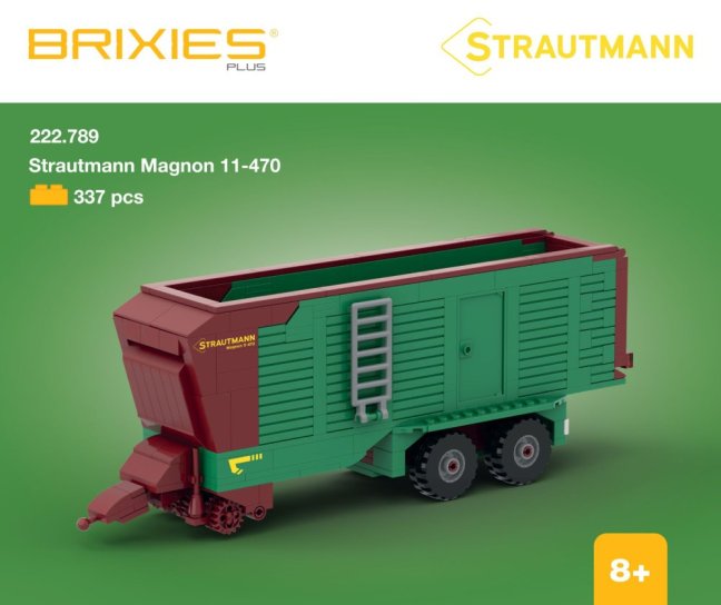 BRIXIES Plus 222.789 Strautmann Magnon 11-470 - víceúčelový samosběrací vůz, 337 k