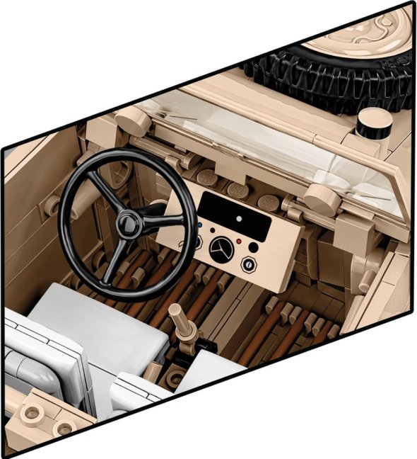 COBI 2803 Kubelwagen TYP 82, 1:12, 1326 k