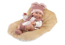 Llorens 73816 NEW BORN HOLČIČKA - realistická panenka miminko s celovinylovým tělem - 40 cm