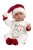 Llorens 74501 NEW BORN - realistická panenka miminko se zvuky a měkkým látkovým tělem - 45 cm