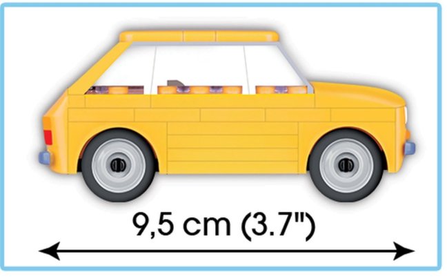 COBI 24530 Fiat 126p "Maluch", 1:35, 71 k