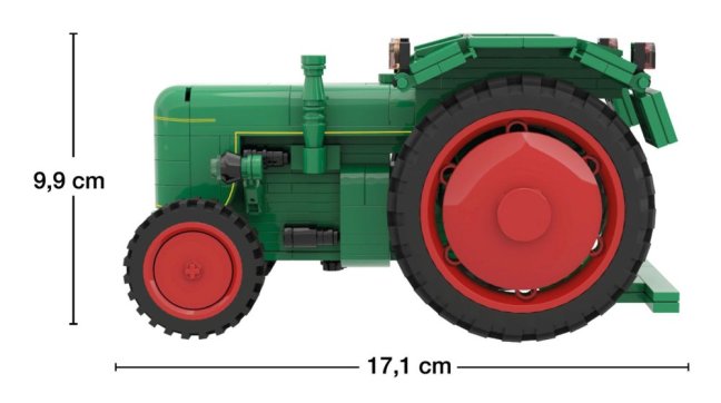 BRIXIES Plus 222.703 Fendt Dieselross F28 Classic Club Collection - historický traktor, 1:17, 326 k
