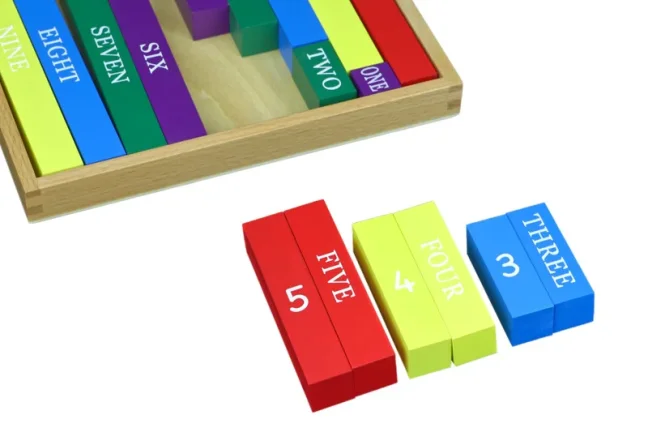 Moyo Montessori Barevné počítací špalíčky
