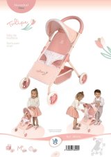 DeCuevas 90574 Sportovní kočárek pro panenky Tulipe 2025 - 55 cm
