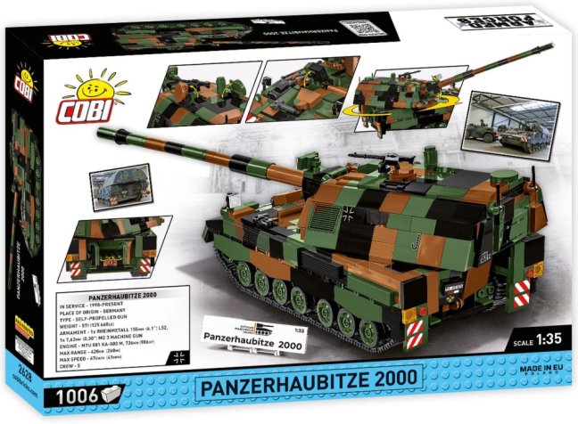 COBI 2628 Armed Forces Panzerhaubitze 2000, 1:35, 1006 k