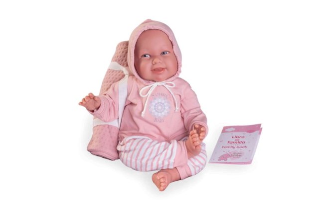 Antonio Juan 81380 Můj první REBORN MARTINA - realistická panenka miminko s měkkým látkovým tělem - 52 cm