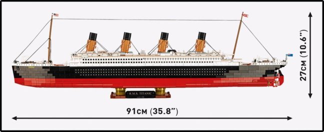COBI 1686 R.M.S. Titanic, 1:300, 3260 k