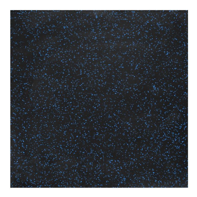 Gumová fitness podlaha AbiFloor POS15 černá / modrá - 2. jakost