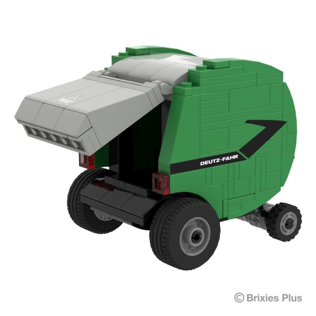 BRIXIES Plus 222.725 DEUTZ-FAHR Varimaster - lis na válcové balíky, 215 k