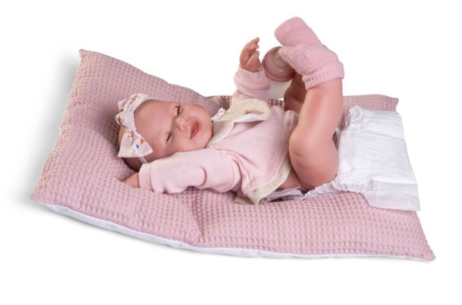 Antonio Juan 50414  MIA - mrkací a čůrající realistická panenka miminko s celovinylovým tělem - 42 cm