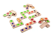 PlanToys Domino - Ovoce a zelenina