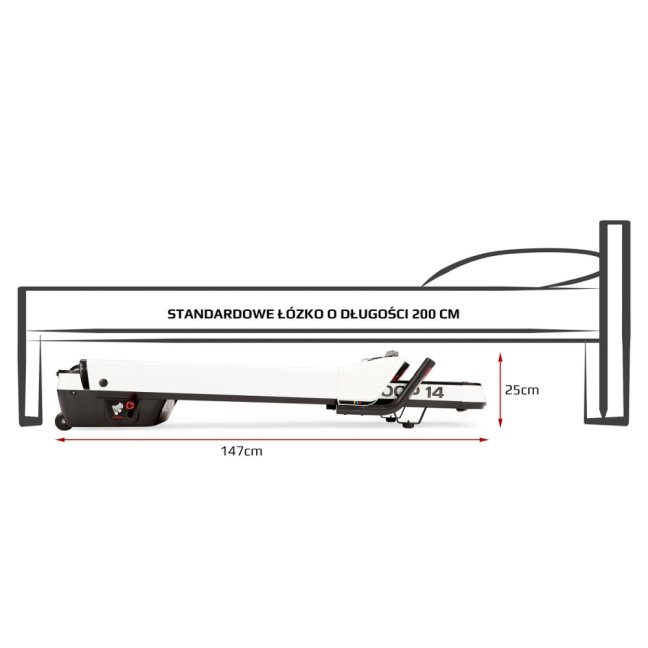 Běžecký pás elektrický HMS LOOP14