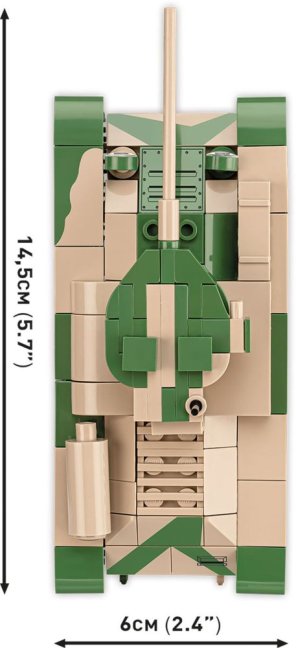 COBI 2740 3 tanky: Panzer I, Valentine IX, Renault R, 1:35, The Tank Museum, Les Blindes in Saumur, DPM, 620 k