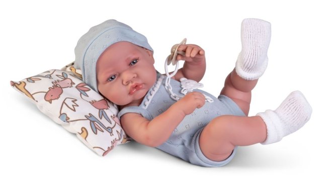 Antonio Juan 50409 LUI - realistická panenka miminko s celovinylovým tělem - 42 cm