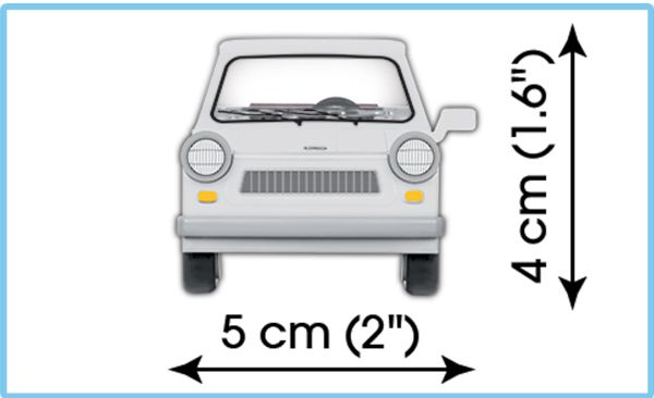 COBI 24540 Trabant 601 Combi, 1:35, 74 k