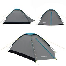 Turistický stan NILS Camp NC6033 Nightfall šedý/modrý