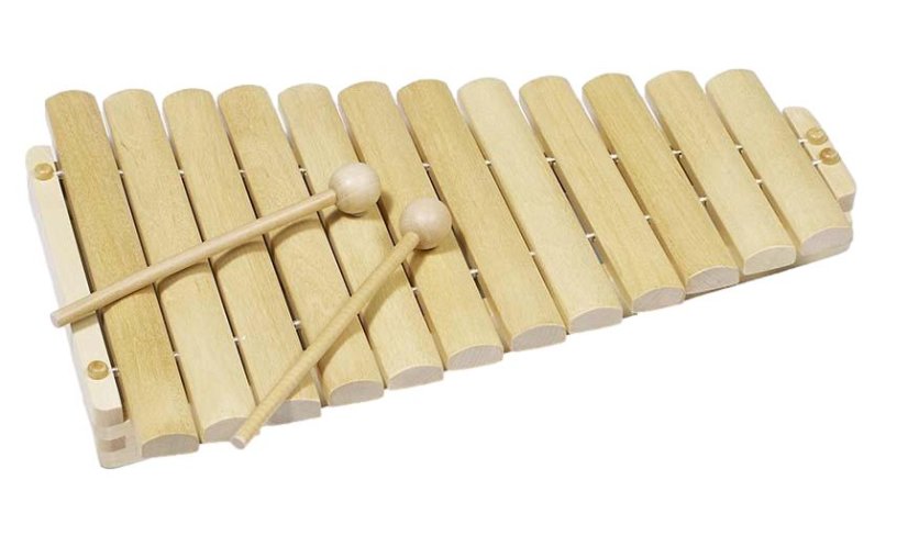 Xylofon dřevěný, 12 tónů