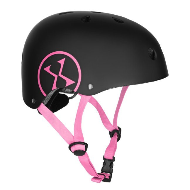 Helma NILS Extreme MTW001-1 černo-růžová - Velikost: L(58-61cm)