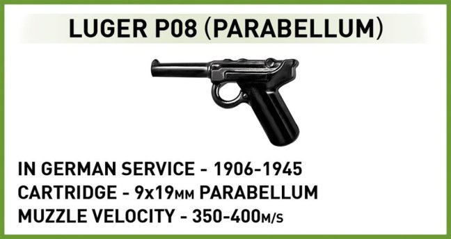 COBI 2597 II WW Panzerkampfwagen II Ausf. F, 1:28, 813 k, 1 f