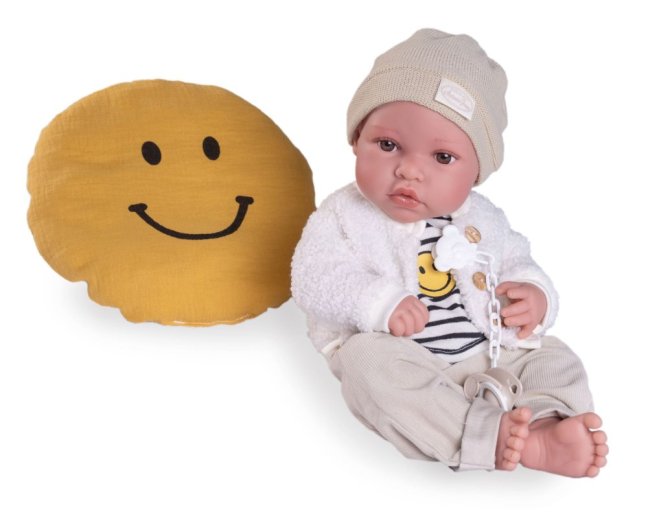 Antonio Juan 50423 ERIK - realistická panenka miminko s celovinylovým tělem - 42 cm