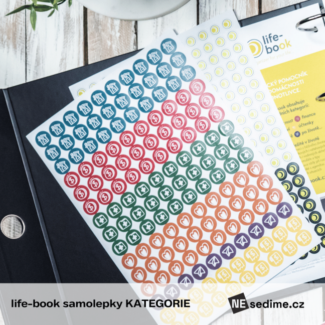 life-book samolepky KATEGORIE