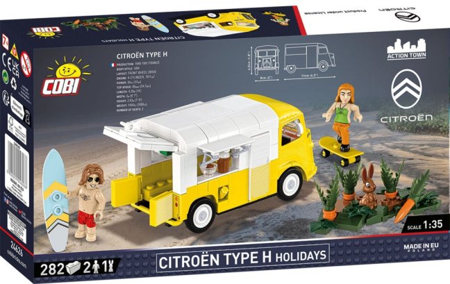 COBI 24626 Citroën Type H (1947-1981) Holidays, 1:35, 282 k, 3 f